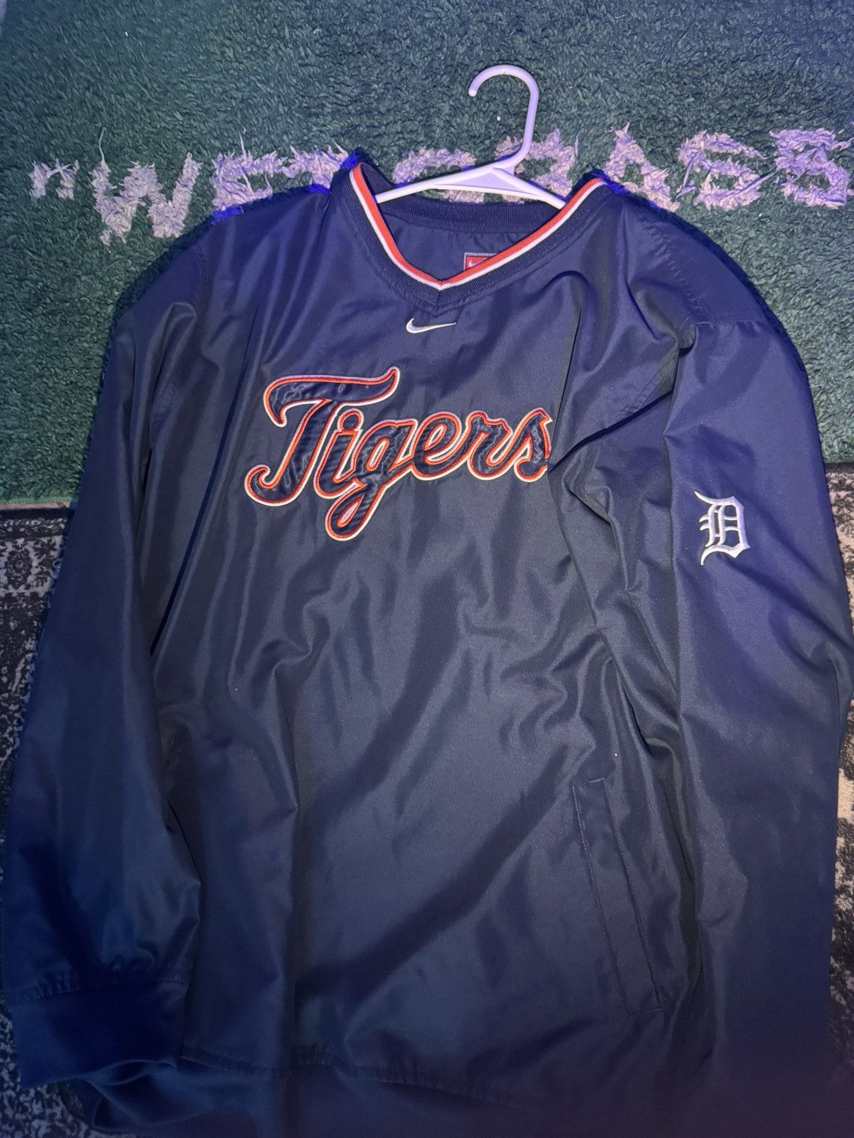 Nike Nike Detroit Tigers Center Swoosh Pullover Jacket Size US M / EU 48-50 / 2 - 1 Thumbnail