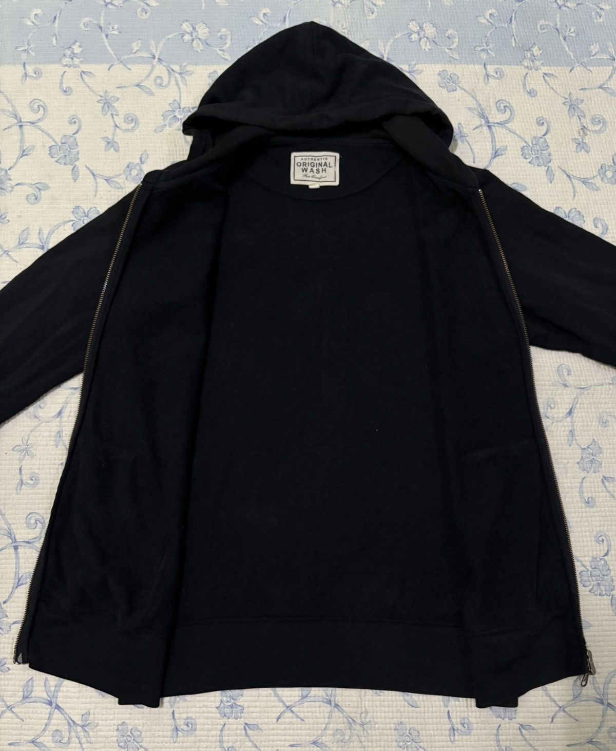 Uniqlo Uniqlo Original Wash Zip Hoodie Jacket Size US L / EU 52-54 / 3 - 7 Thumbnail
