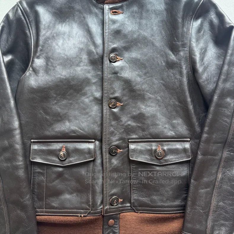 The Real McCoy's The Real McCoys A1 Flight Jacket A1 Leather Jacket Size US L / EU 52-54 / 3 - 4 Thumbnail