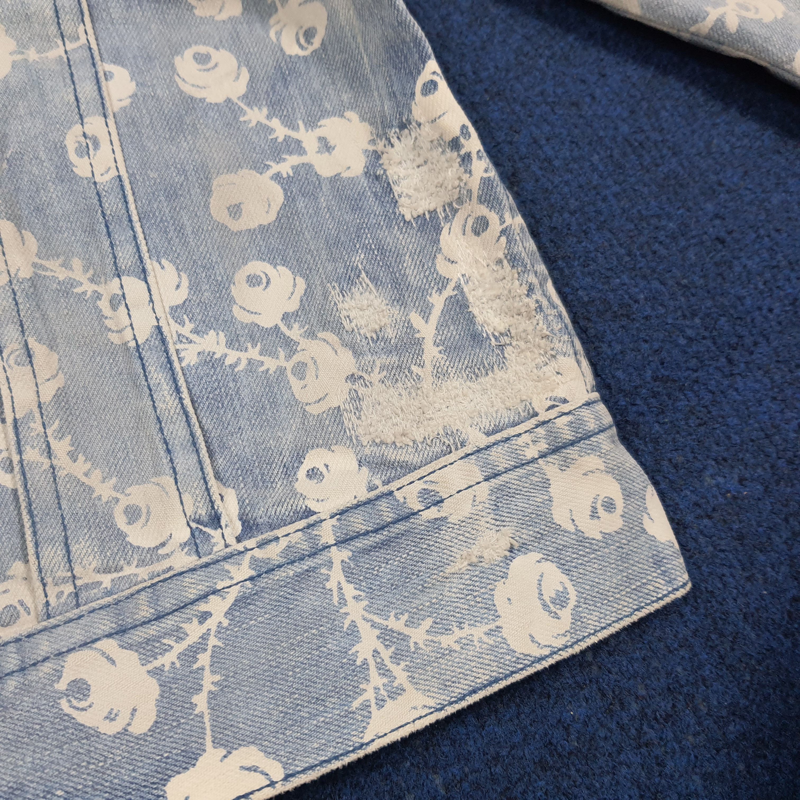 Ralph Lauren Vintage Ralph Lauren Floral Rose Print Denim Jacket C303N14 Size XS / US 0-2 / IT 36-38 - 9 Thumbnail