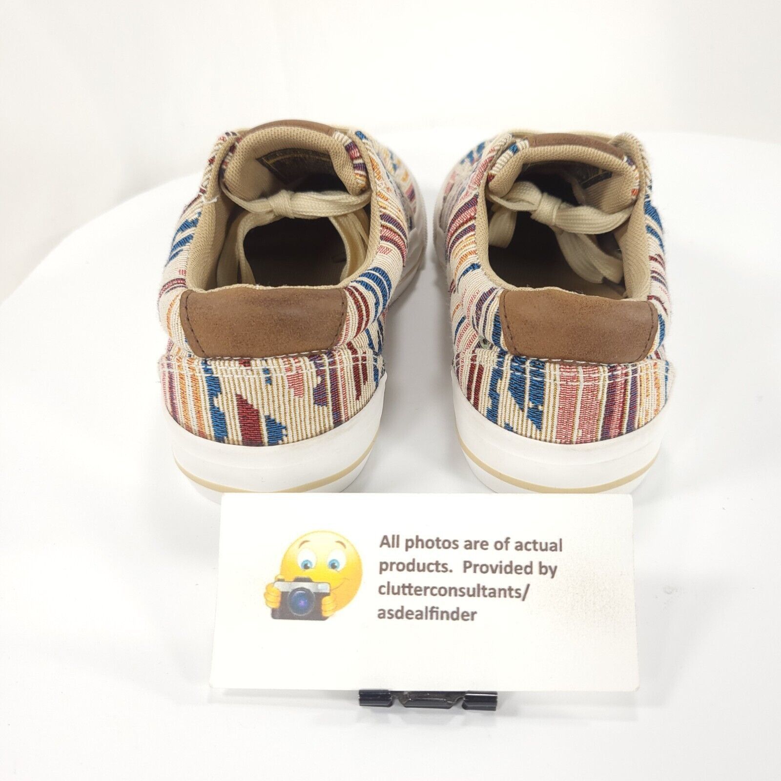Roper Roper Casual Canvas Sneaker Shoe Womens Size 6 Multi Beige Size US 6 / IT 36 - 3 Thumbnail