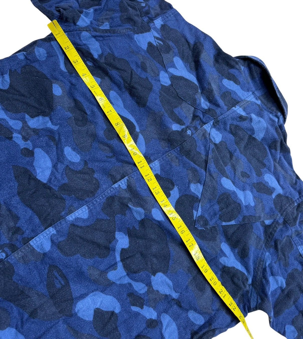 Bape BAPE blue camo Short sleevde shirt Size US L / EU 52-54 / 3 - 8 Thumbnail