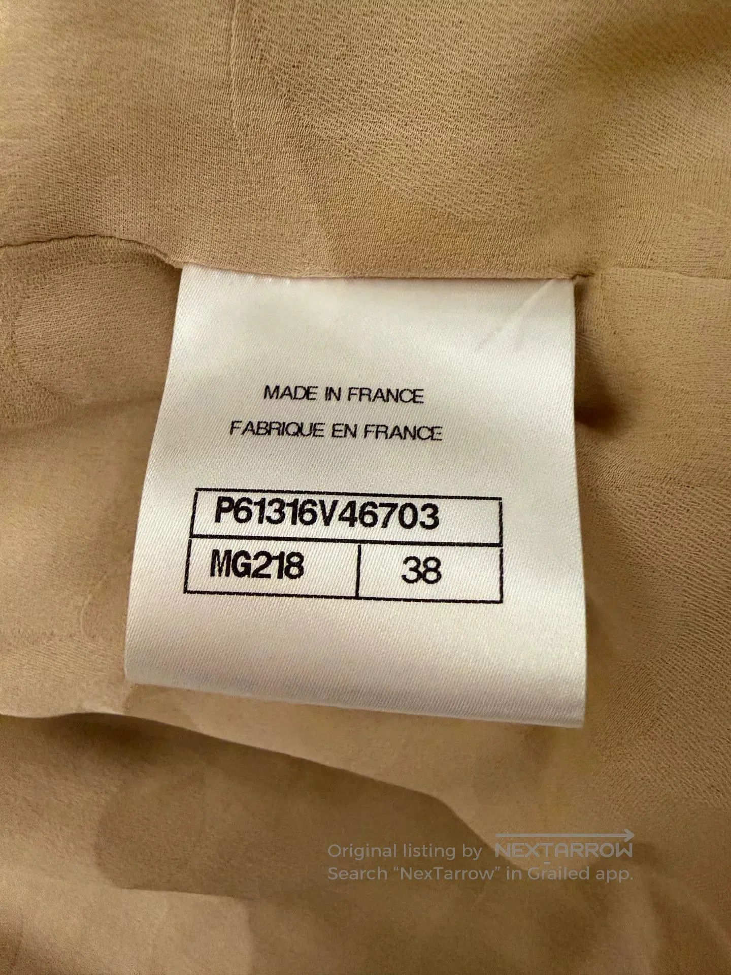 Chanel Chanel 19S Gold Plaid Blazer. Size US M / EU 48-50 / 2 - 4 Thumbnail
