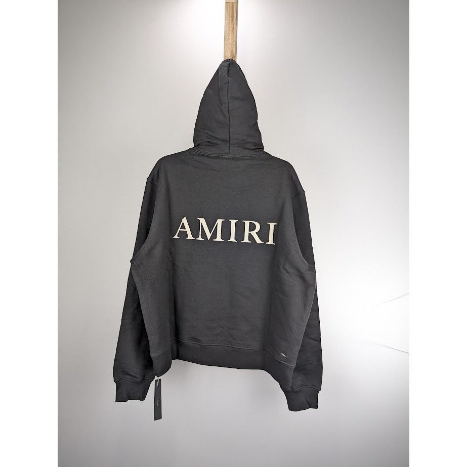 Amiri o1rshd1 Puff Logo Hoodie in Black Size US XL / EU 56 / 4 - 16 Thumbnail