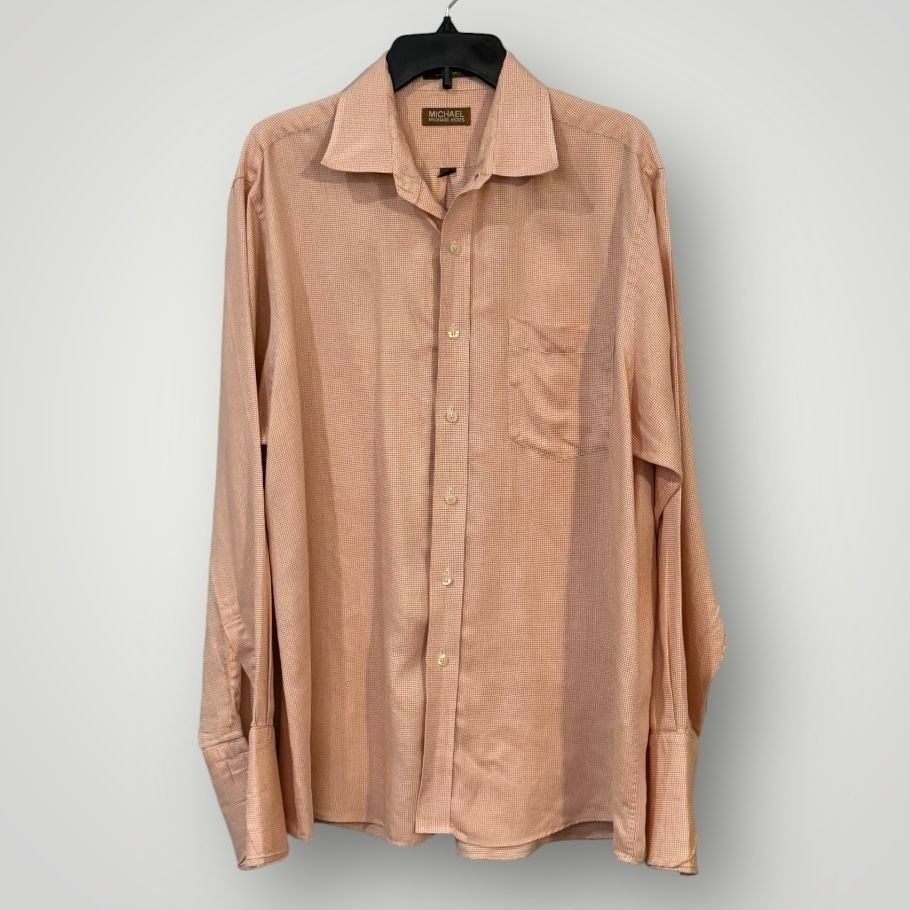 Michael Kors Michael Kors Mens Button Down Shirt XLarge Size US XL / EU 56 / 4 - 1 Thumbnail