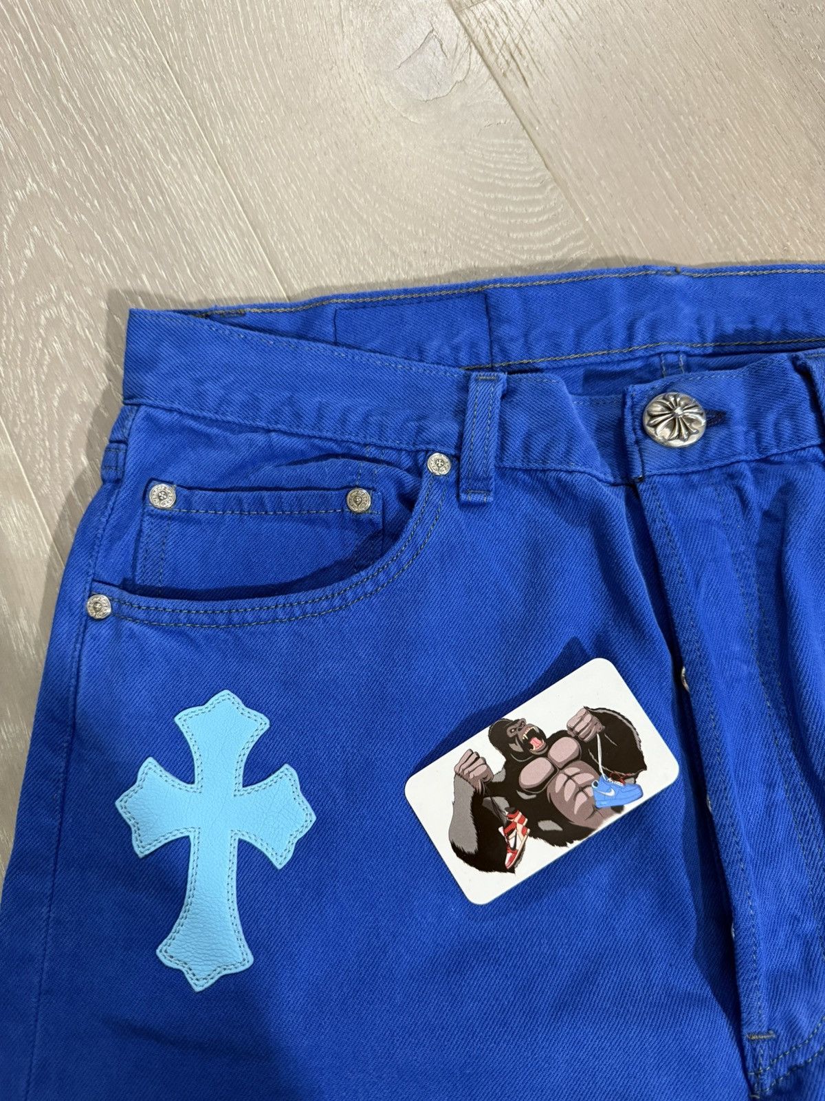 Chrome Hearts Chrome Hearts London Exclusive Levi’s Cross Patch Jeans Size US 32 / EU 48 - 8 Thumbnail