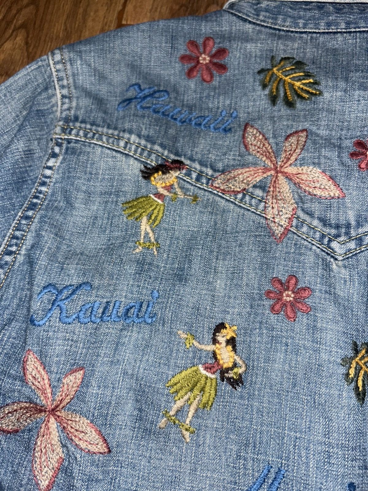 Remi Relief Remi Relief Embroidery Western Denim Shirt Size S / US 4 / IT 40 - 7 Thumbnail