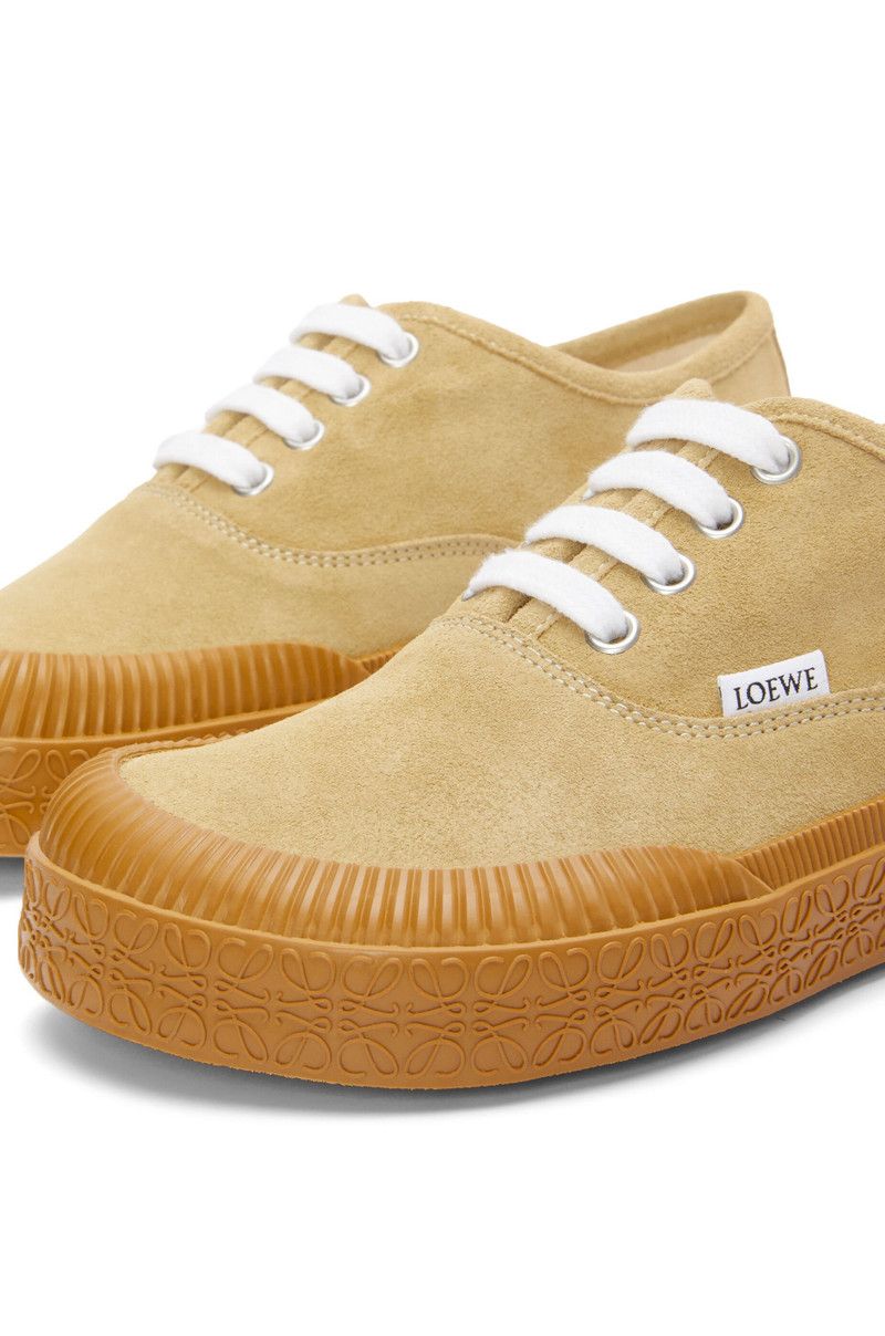 Loewe o1in1g0426 Terra Vulca Lace-Up Sneakers in Gold Size US 8 / IT 38 - 5 Thumbnail