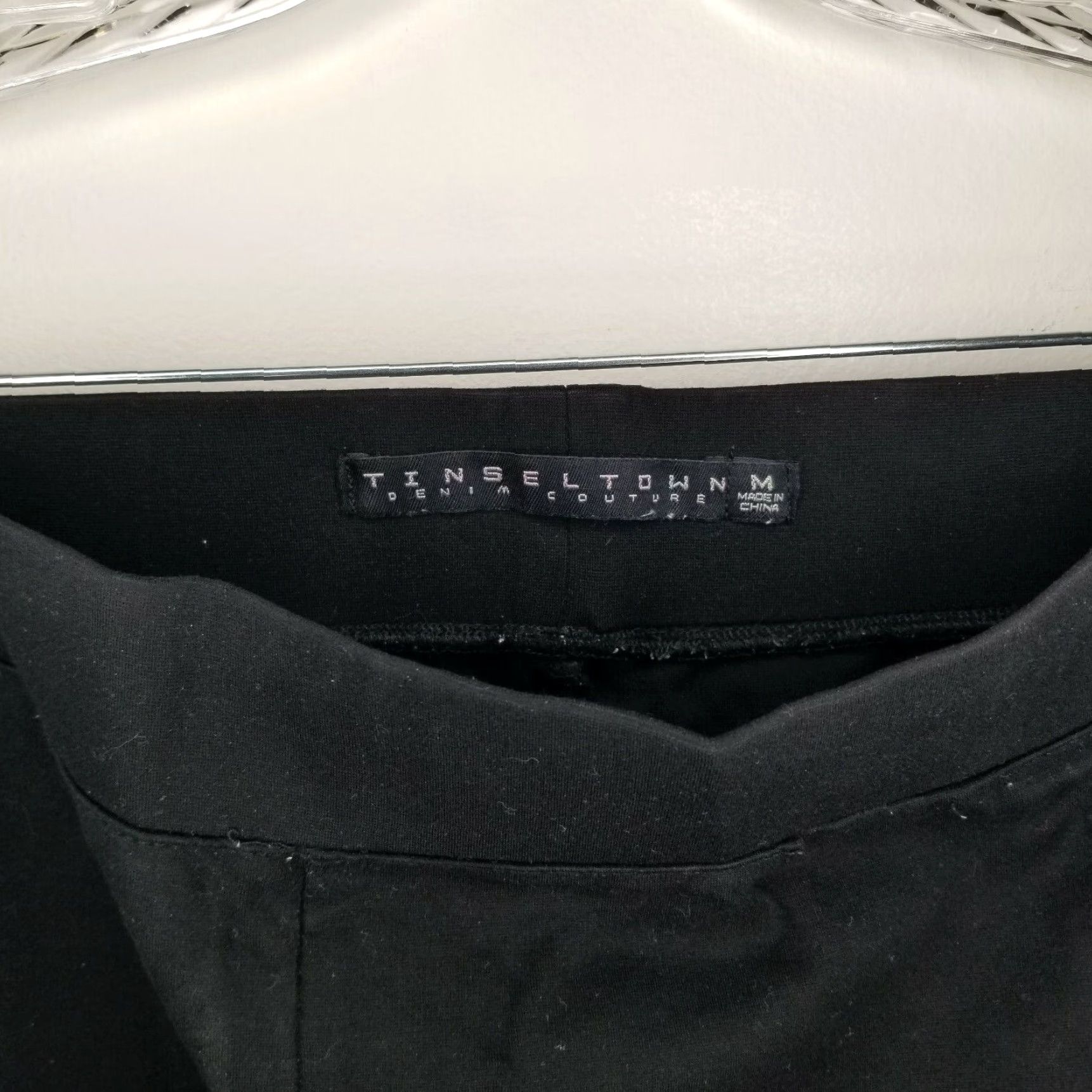 Vintage VINTAGE Tinseltown Black Jeggings Womens Size M Regular Size 32" / US 10 / IT 46 - 3 Thumbnail