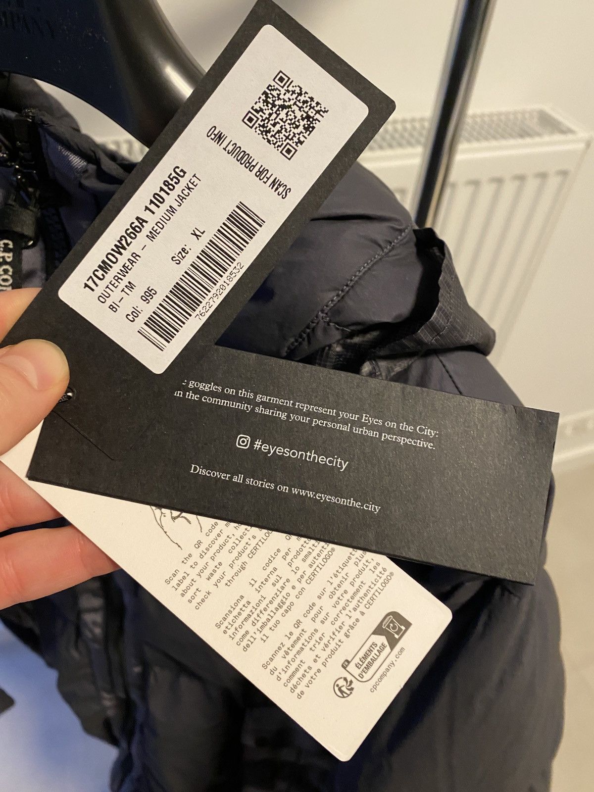 C.P. Company new c.p. company bi-tm goggle down puffer jacket size XL Size US XL / EU 56 / 4 - 5 Thumbnail