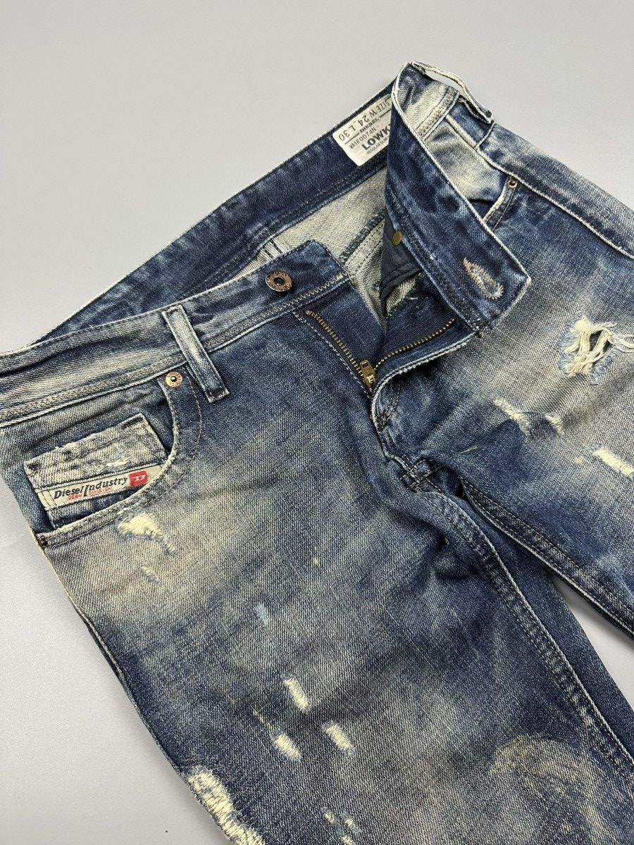 Diesel × Vintage 🔥Rare🔥Distressed Vintage Diesel Industry Lowky Regular Denim Size US 28 / EU 44 - 8 Thumbnail