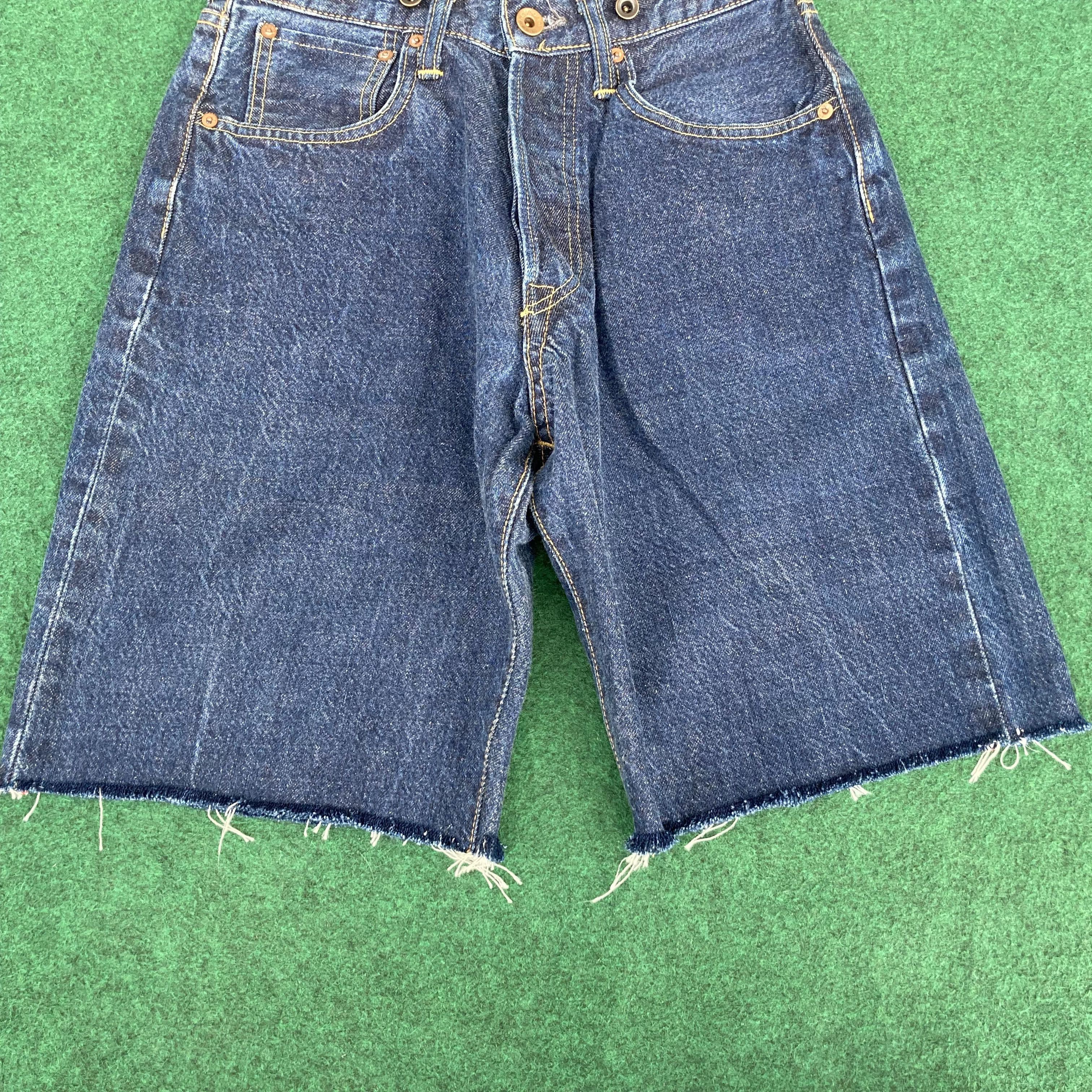 Edwin Vtg Edwin Selvedge Redline Short Jorts Jeans Size US 27 - 3 Thumbnail