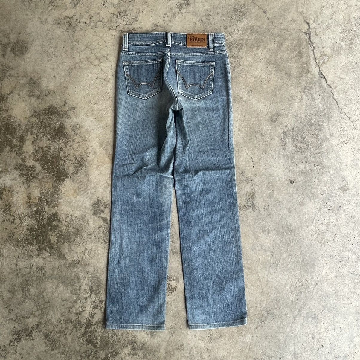 Edwin 🔥🇯🇵Vintage Edwin Stoned Washed Miss Women Slim Fit Jeans Size 28" / US 6 / IT 42 - 4 Thumbnail
