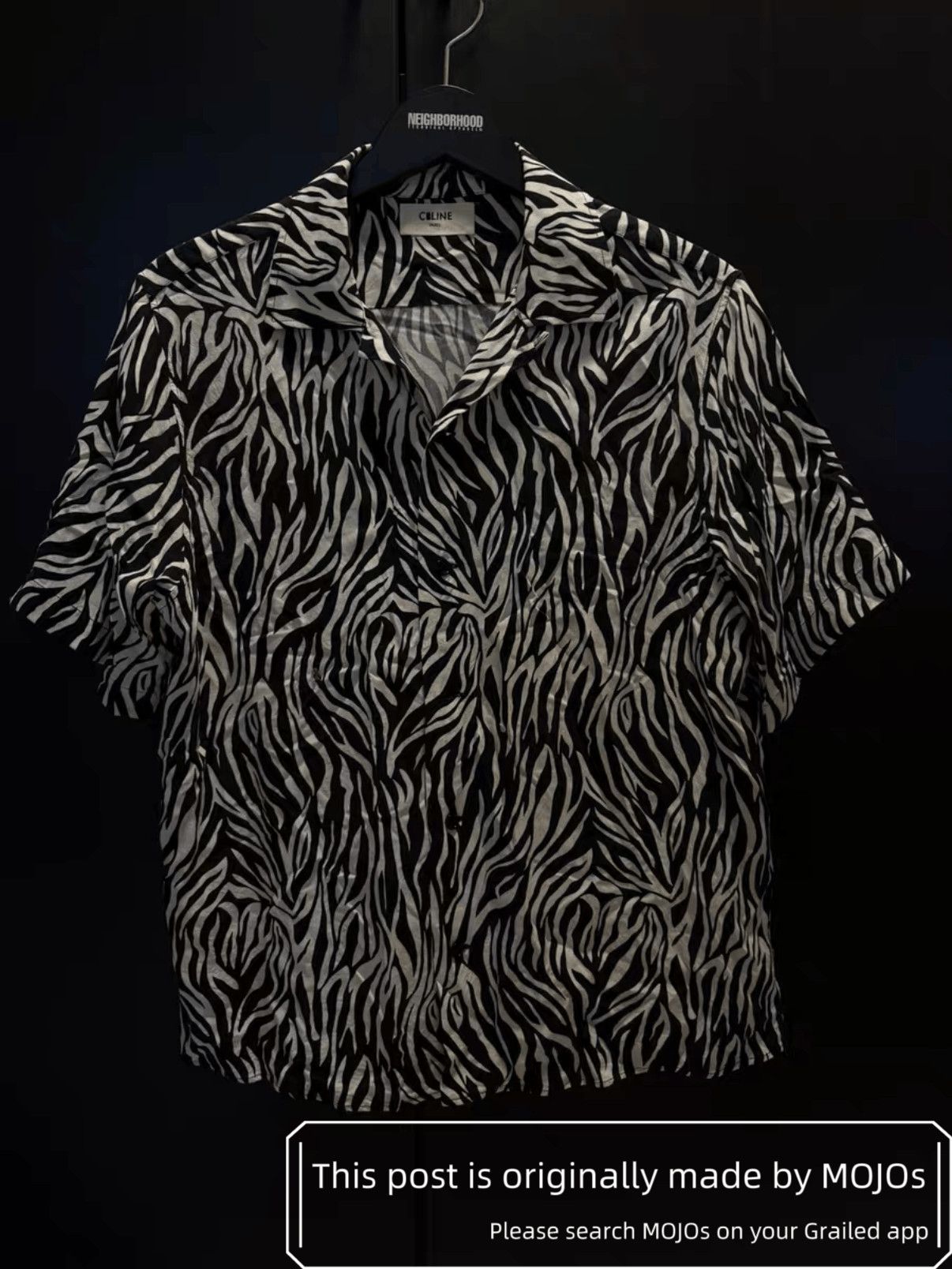 Celine Sz 39 Celine 22SS Zebra Shirt mojos4862 Size US M / EU 48-50 / 2 - 1 Thumbnail