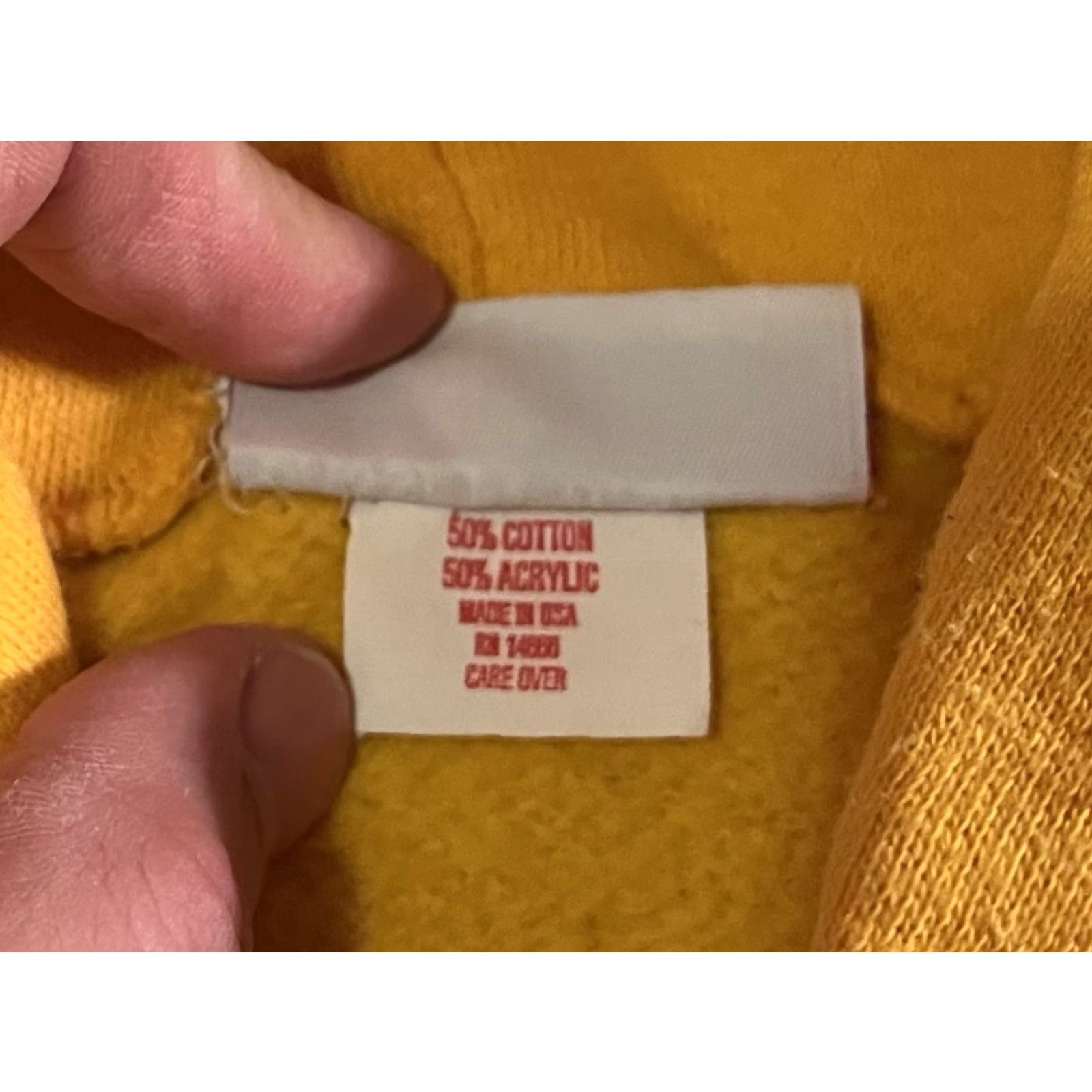 Vintage VINTAGE Bassett-Walker Army West Point Raglan Hoodie Men’s L Yellow Logo Size US L / EU 52-54 / 3 - 6 Thumbnail