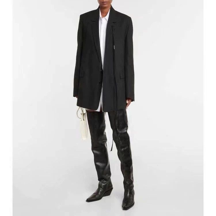 Ann Demeulemeester Ann Dem new 37.5 48cm calf-high boots with box Size US 7 / IT 37 - 1 Thumbnail
