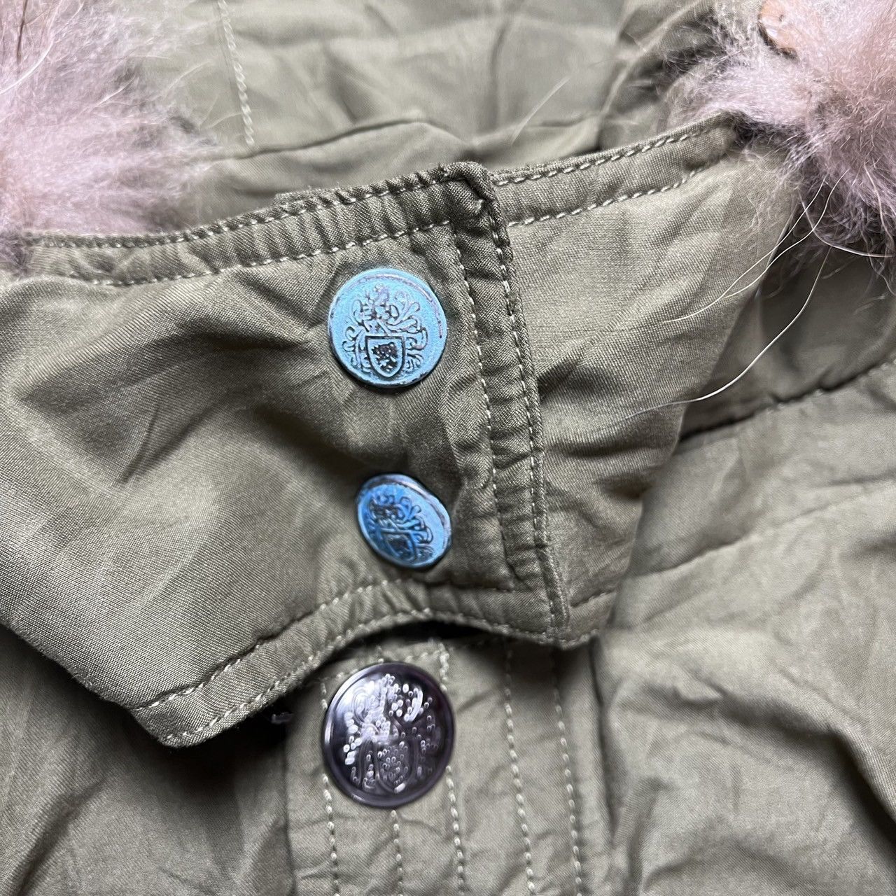 If Six Was Nine × Japanese Brand × Le Grande Bleu (L.G.B.) Japanese Brand Military Style Jacket fur Hoodie Size US M / EU 48-50 / 2 - 8 Thumbnail