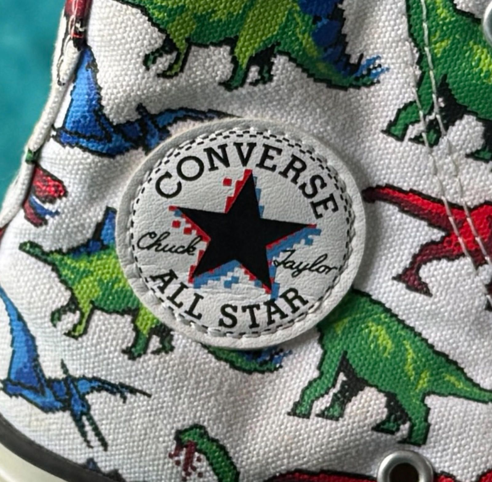 Converse Converse Chuck Taylor All Star dinosaur sneakers size 2y Size US 5 / EU 37 - 3 Thumbnail