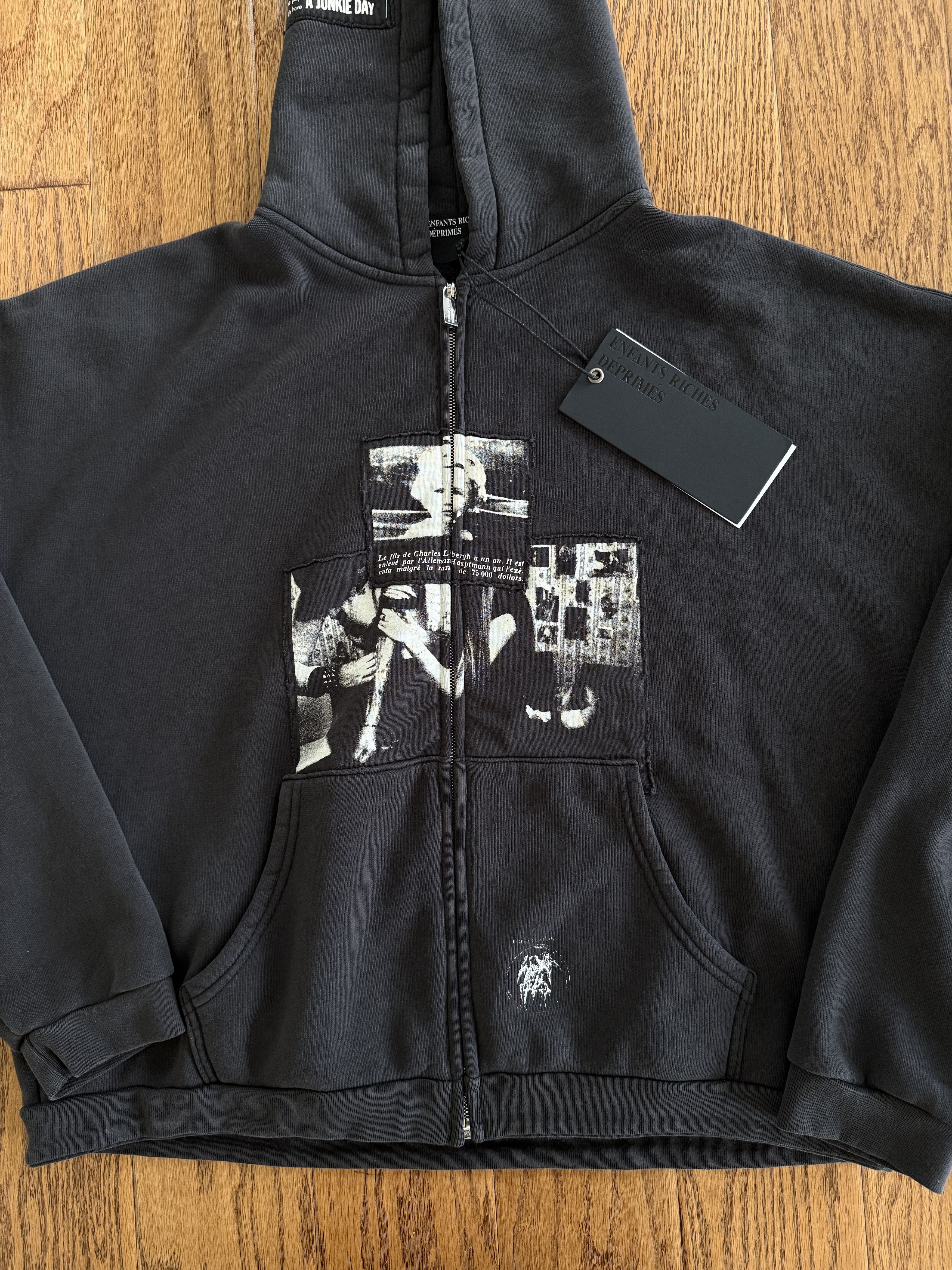 Enfants Riches Deprimes × Maxfield Los Angeles ERD x Maxfield Assemblage 4.5 Year War Zip Up Hoodie Size US XL / EU 56 / 4 - 3 Thumbnail