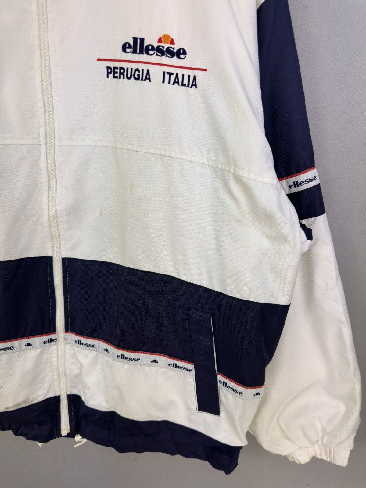 Ellesse Ellesse Perugia Italia Windbreaker Jacket Size US XL / EU 56 / 4 - 3 Thumbnail