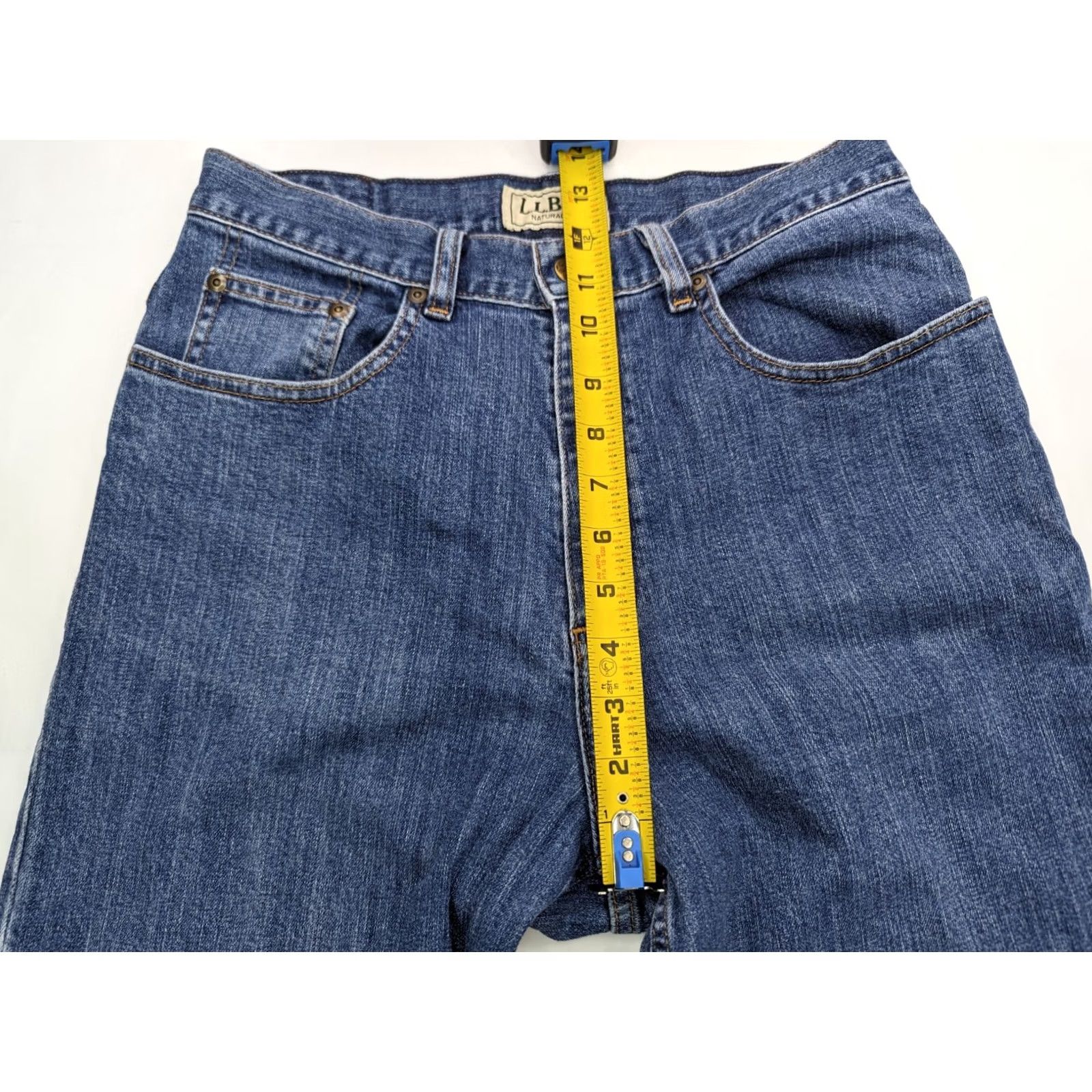 Vintage L.L. Bean 1912 Jeans Blue Straight Jeans Women 10 Tall 27x29 Denim 5-Pocket Logo 1912 Hardware Vintage: No Size 32" / US 10 / IT 46 - 5 Thumbnail