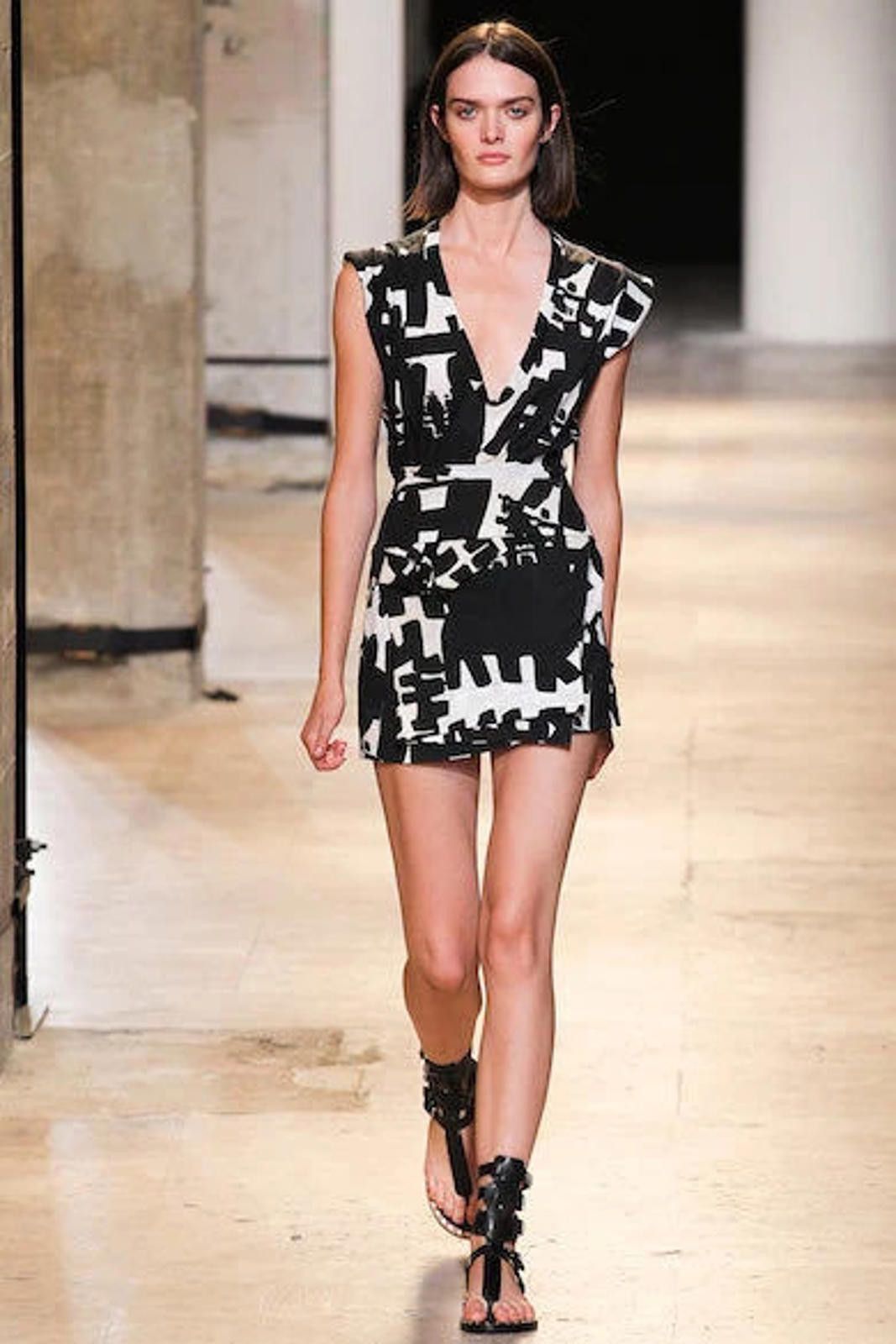 Isabel Marant Isabel Marant Cotton Printed Mini Dress F38 UK 8-10 Size S / US 4 / IT 40 - 2 Thumbnail