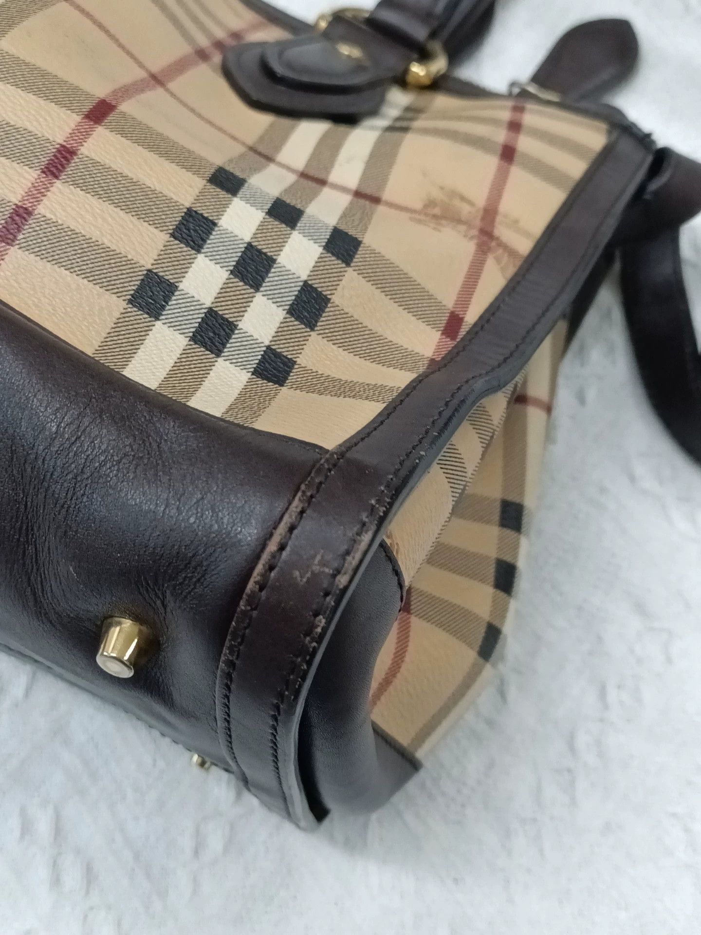 Burberry Burberry Check Shoulder Bag 36x17x23-38 Size ONE SIZE - 6 Thumbnail