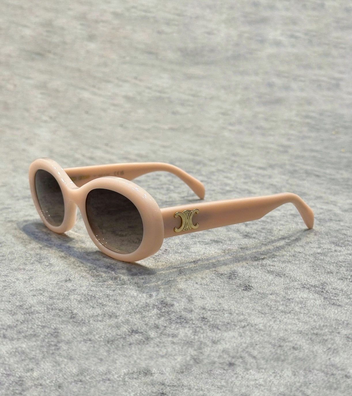 Celine CELINE Triomphe 40194U_74B Oval Sunglasses Size ONE SIZE - 1 Thumbnail