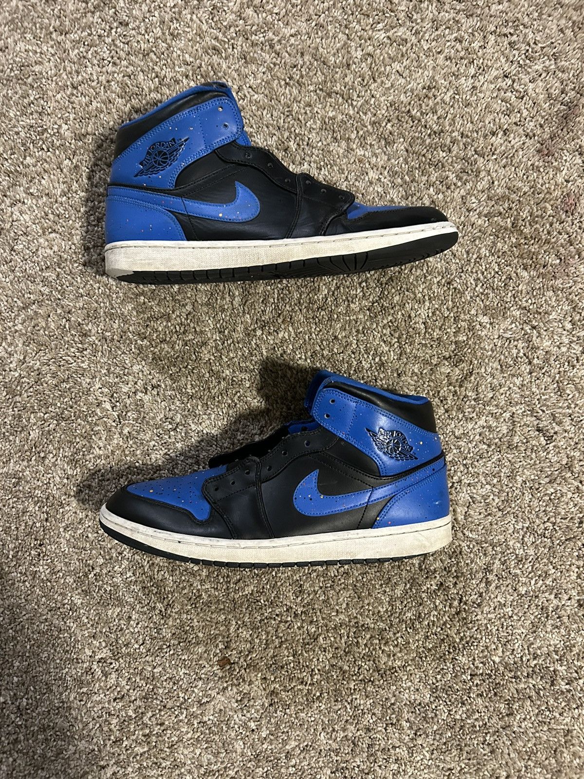Jordan Brand Jordan 1 Mid Royal Paint Splatter Size US 11 / EU 44 - 1 Thumbnail