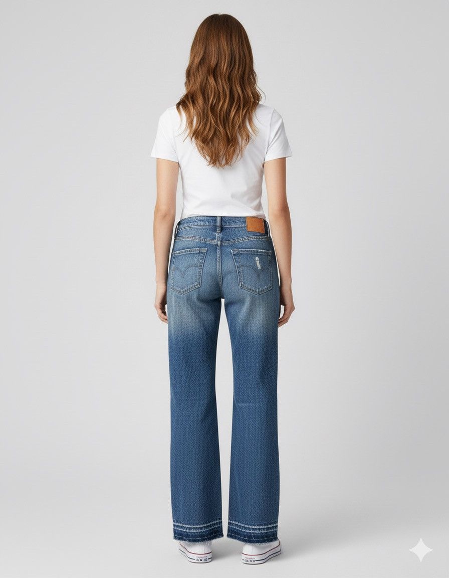 Diesel 🔥Vintage Diesel Distressed Denim Size 27" / US 4 / IT 40 - 2 Thumbnail