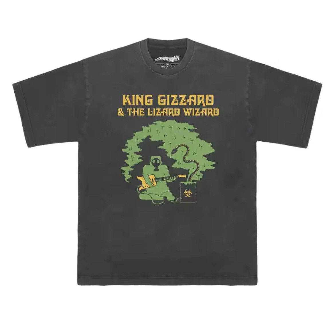 Vintage "King Gizzard And The Lizard Wizard" Graphic Printed T Shirt Size US XXL / EU 58 / 5 - 6 Thumbnail