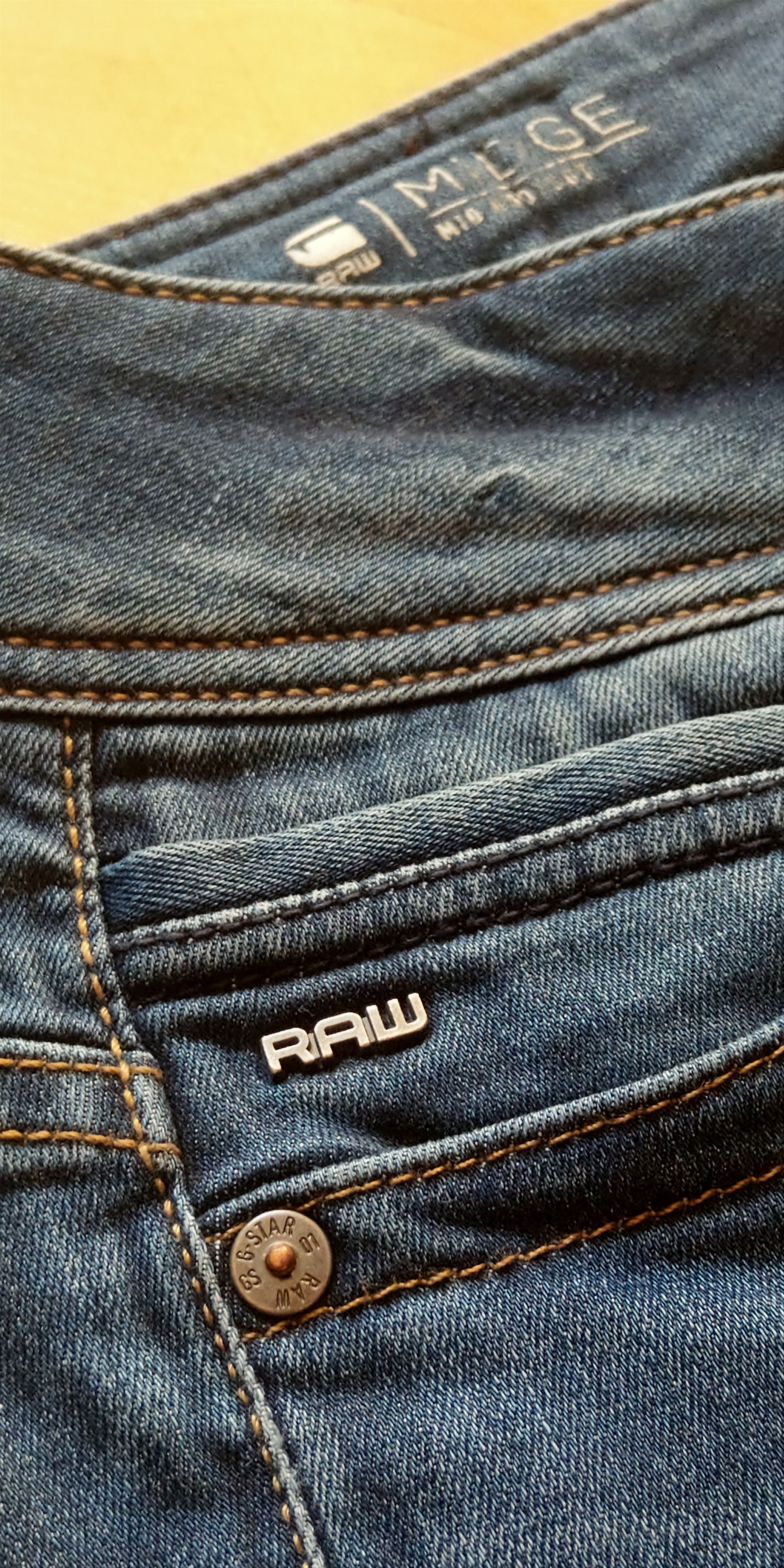 G-Star Flared Bootcut Skinny Stacked Pants Bell Bottom Denim G-STAR Size US 31 - 3 Thumbnail