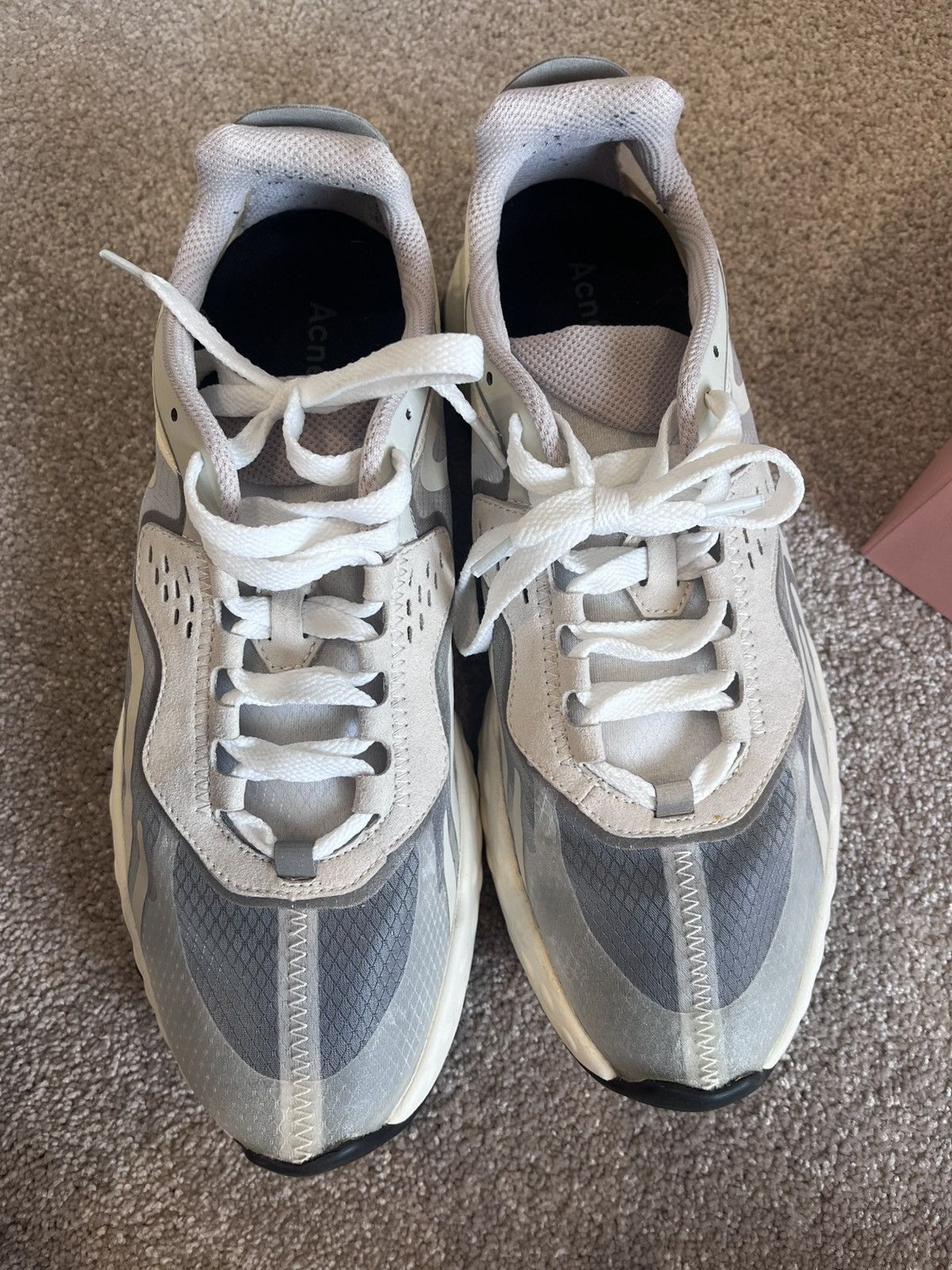 Acne Studios Acne Studio Buzz Sneakers in White/Ivory Size US 8.5 / EU 41-42 - 5 Thumbnail