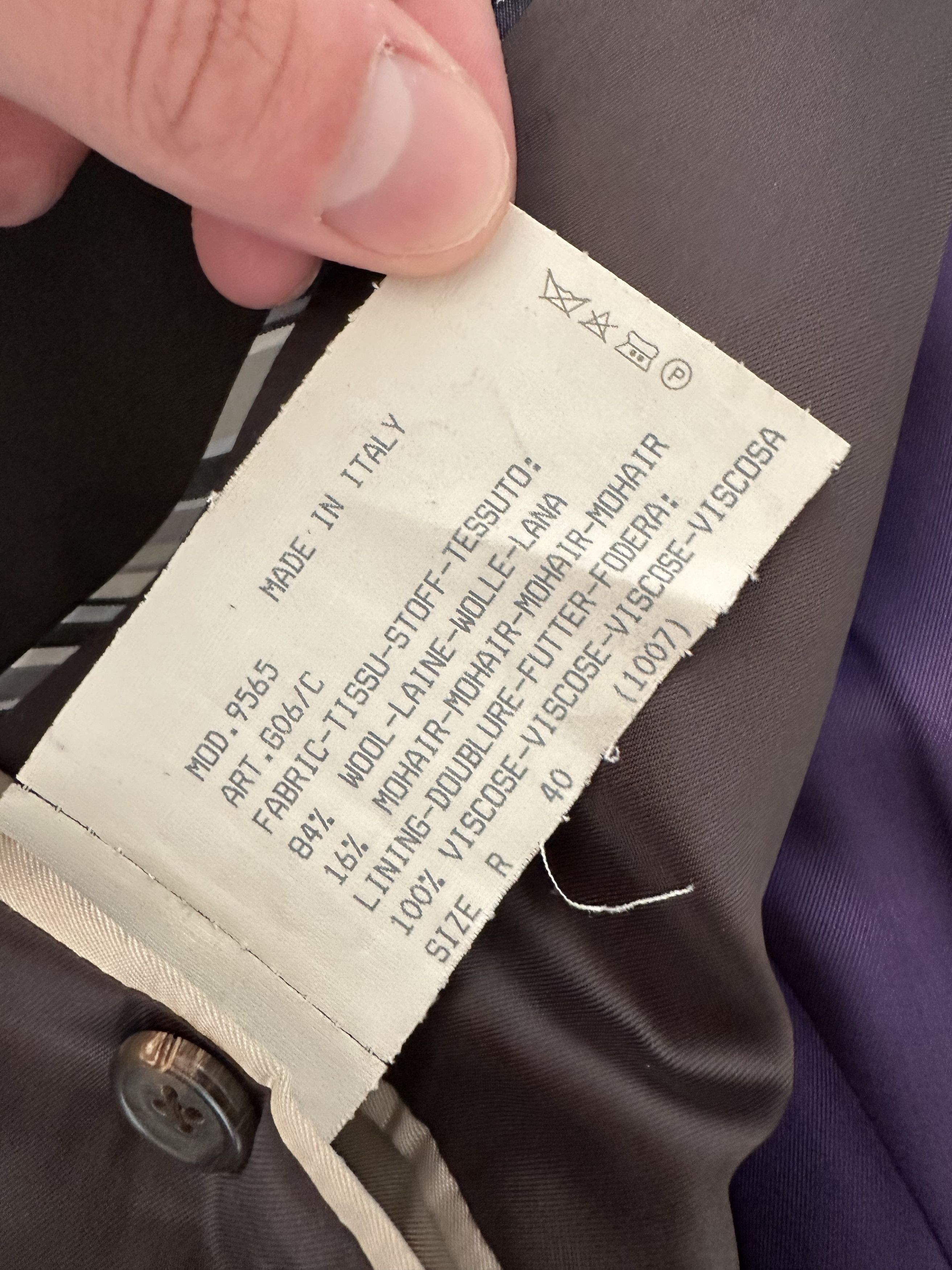 Paul Smith ($2k+) Mohair "The Westbourne" Suit Size 40R - 4 Thumbnail