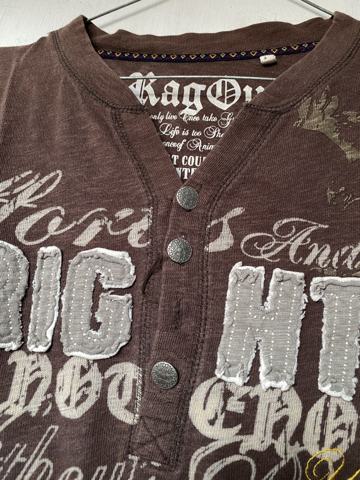 Hysteric Glamour × If Six Was Nine × Japanese Brand Rag Out Poem Longsleeve Lgb Style Size US L / EU 52-54 / 3 - 6 Thumbnail