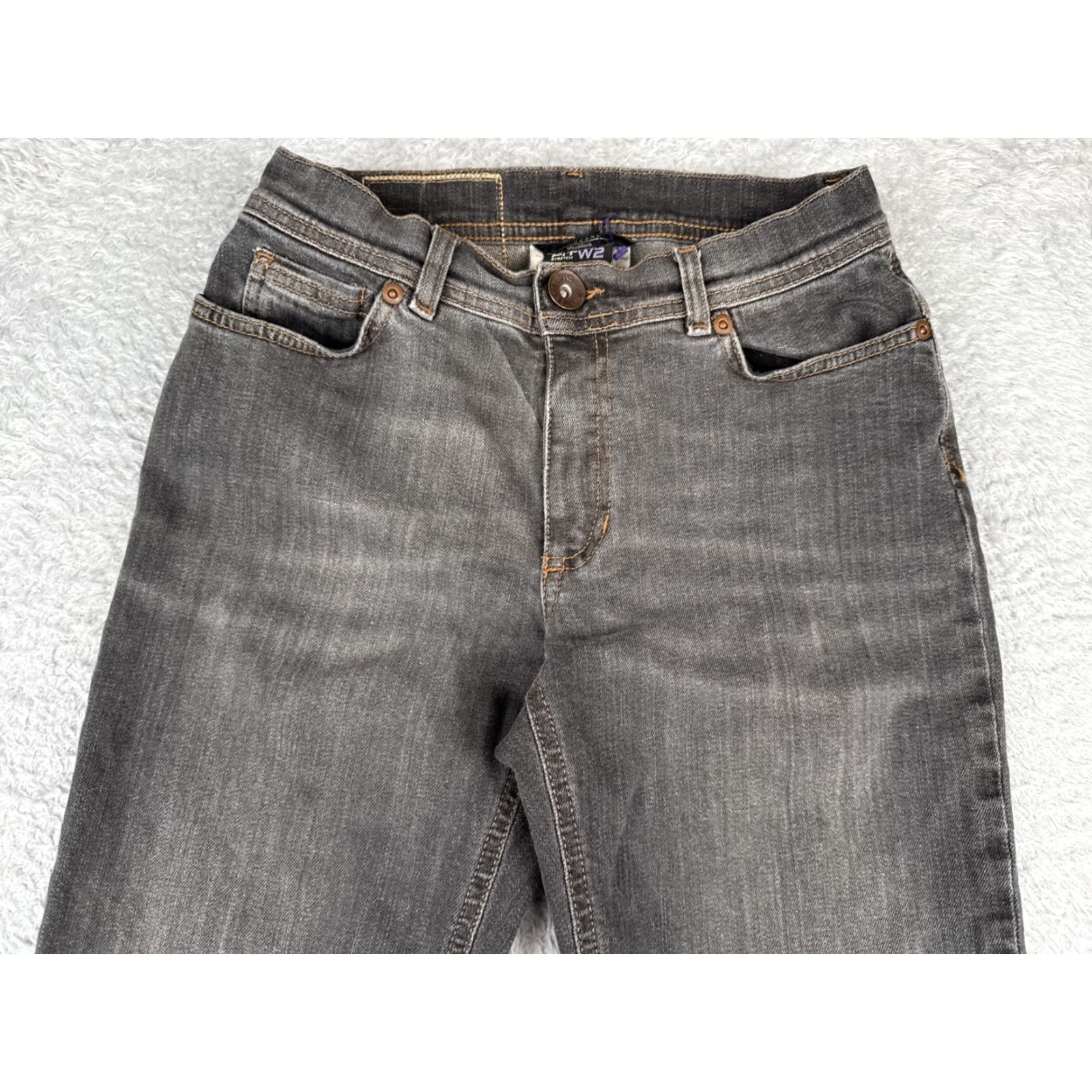 Max Mara Weekend Max Mara Jeans Womens Flared Low Rise Black Cotton Blend 4 25x30 Denim 5-Pocket Womens Slimming Comfort Size 27" / US 4 / IT 40 - 4 Thumbnail