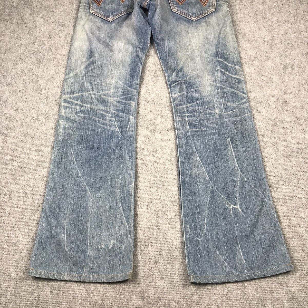 Edwin × Japanese Brand BLUE TRIP EDWIN 503 BOOTCUT FLARE JEANS DENIM PANTS 132 Size US 30 / EU 46 - 9 Thumbnail