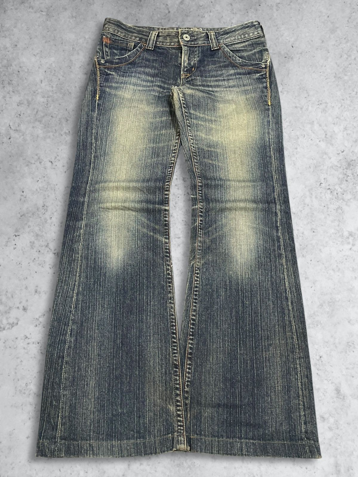 Hysteric Glamour Vintage Y2K Japanese Denim Mud Wash Womenswear Flared Jeans Size 32" / US 10 / IT 46 - 1 Thumbnail