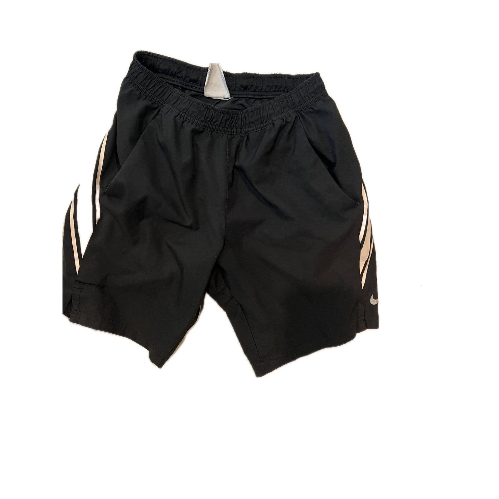 Nike ike Dri-Fit Black White Athletic Shorts Mens S Size US 30 / EU 46 - 1 Thumbnail