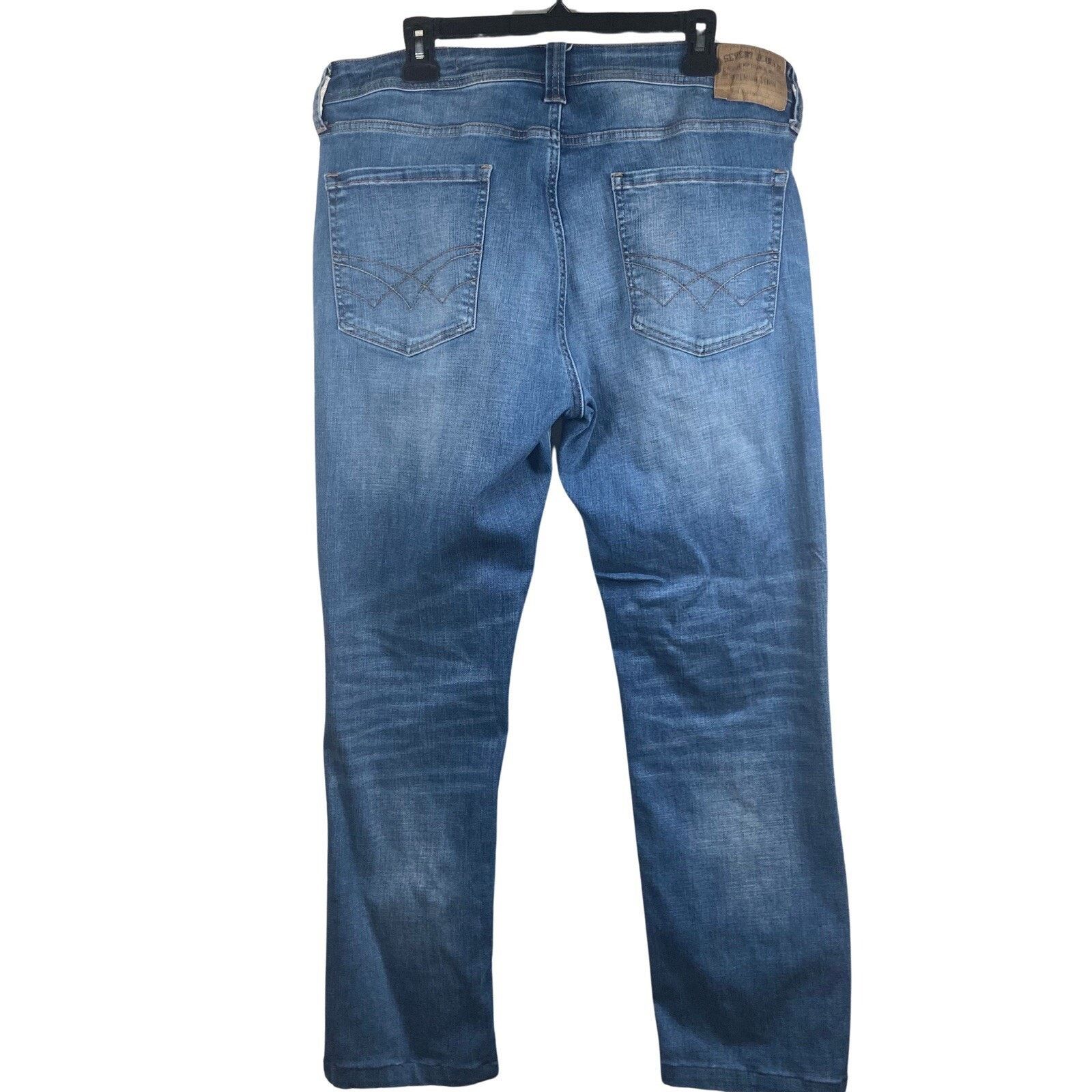 Seven 7 Seven7 Jeans Men’s (Fits 37x30) Straight Fit Medium Wash Size US 36 / EU 52 - 2 Thumbnail