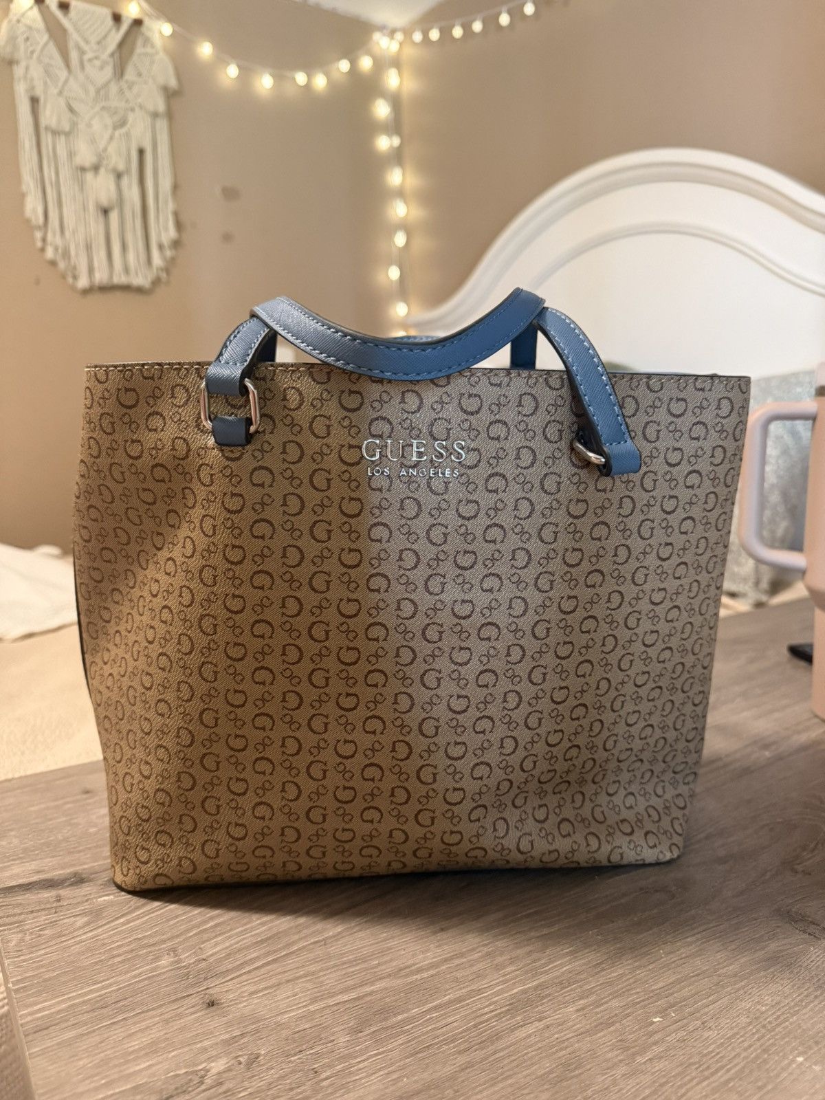 Guess Guess Roman Signature Tote Bag Size ONE SIZE - 1 Thumbnail