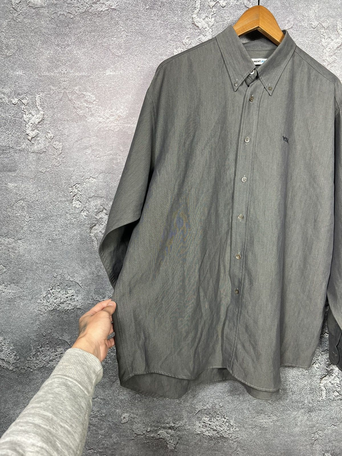 Yves Saint Laurent Vintage Saint Laurent Paris Classic Oversized Shirt Size US L / EU 52-54 / 3 - 5 Thumbnail