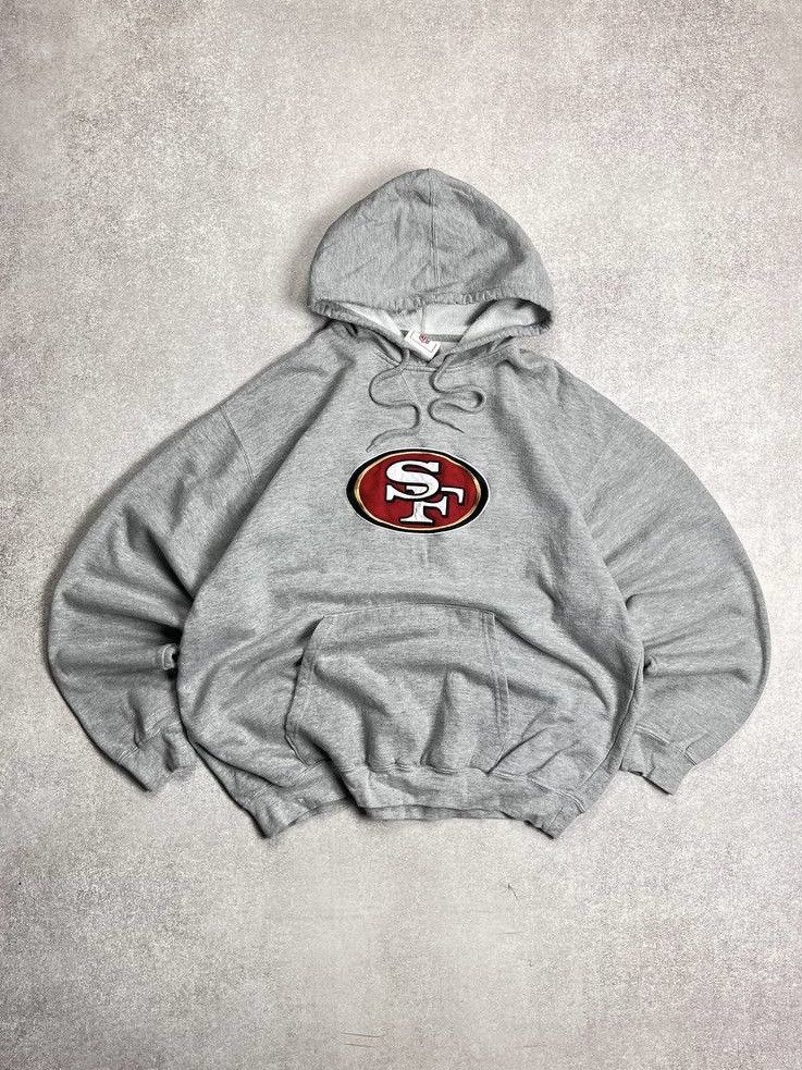 NFL Vintage San Francisco 49ers Boxy Heavy Cotton Hoodie L Size US L / EU 52-54 / 3 - 1 Thumbnail