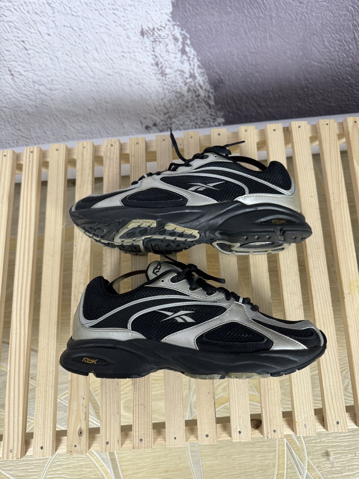 Reebok Reebok Dmx vintage black silver low top sneakers Size US 7.5 / EU 40-41 - 5 Thumbnail