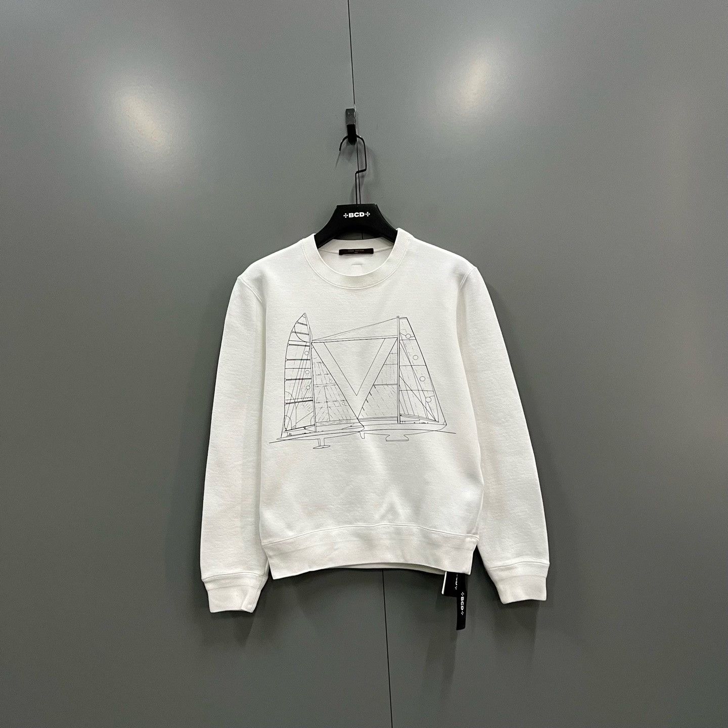 Louis Vuitton Louis Vuitton Printed White Hoodie m Men Size US M / EU 48-50 / 2 - 1 Thumbnail