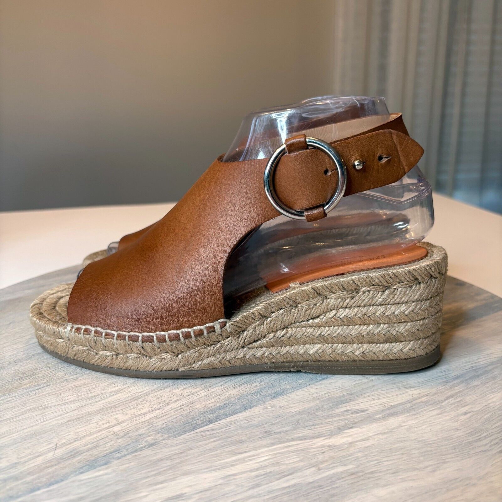 Rag & Bone Rag & Bone Espadrille Leather Wedge Sandals US Size 7.5 Size US 7.5 / IT 37.5 - 4 Thumbnail