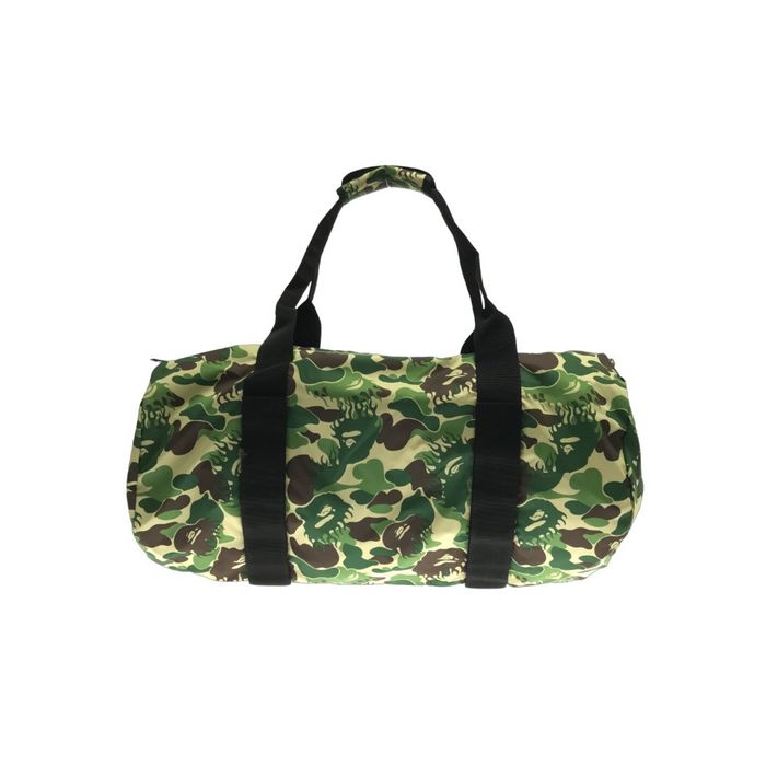 Bape Flame camo duffle bag Grailed