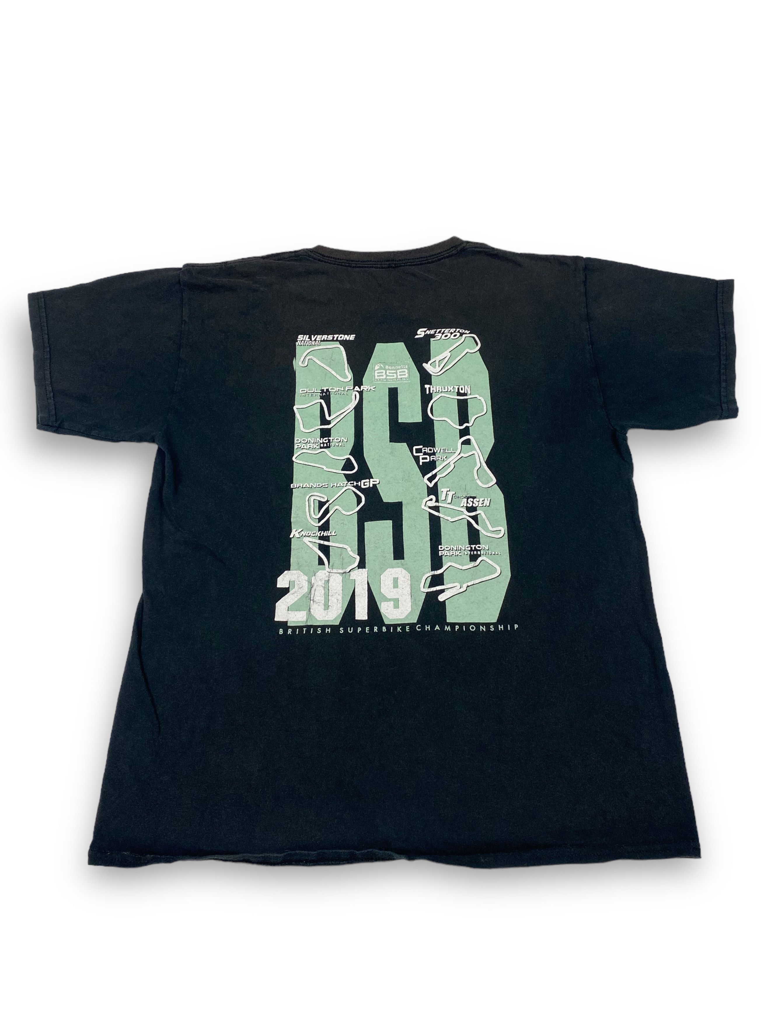 Vintage Vintage BSB British Superbike Faded T-Shirt Y2k Suzuki M617 Size US S / EU 44-46 / 1 - 6 Thumbnail