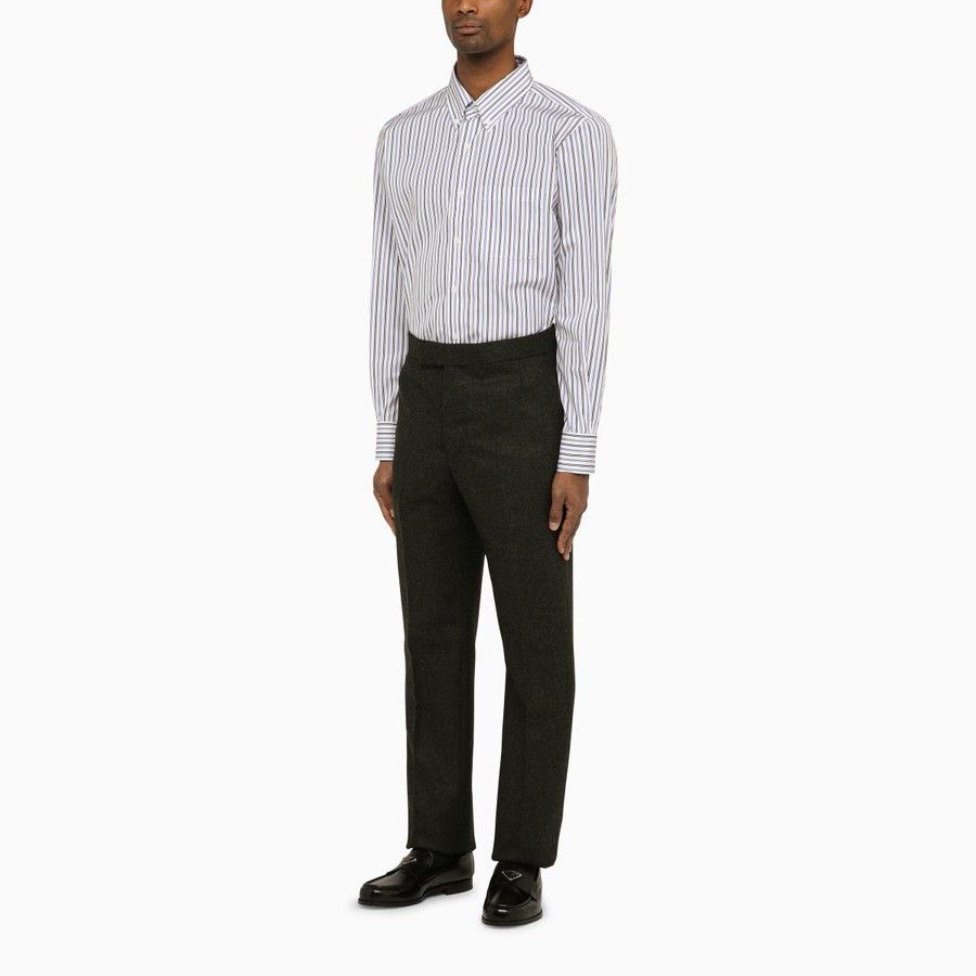 Thom Browne o1d2blof0724 Striped Poplin Shirt in Multicolor Size US M / EU 48-50 / 2 - 2 Thumbnail