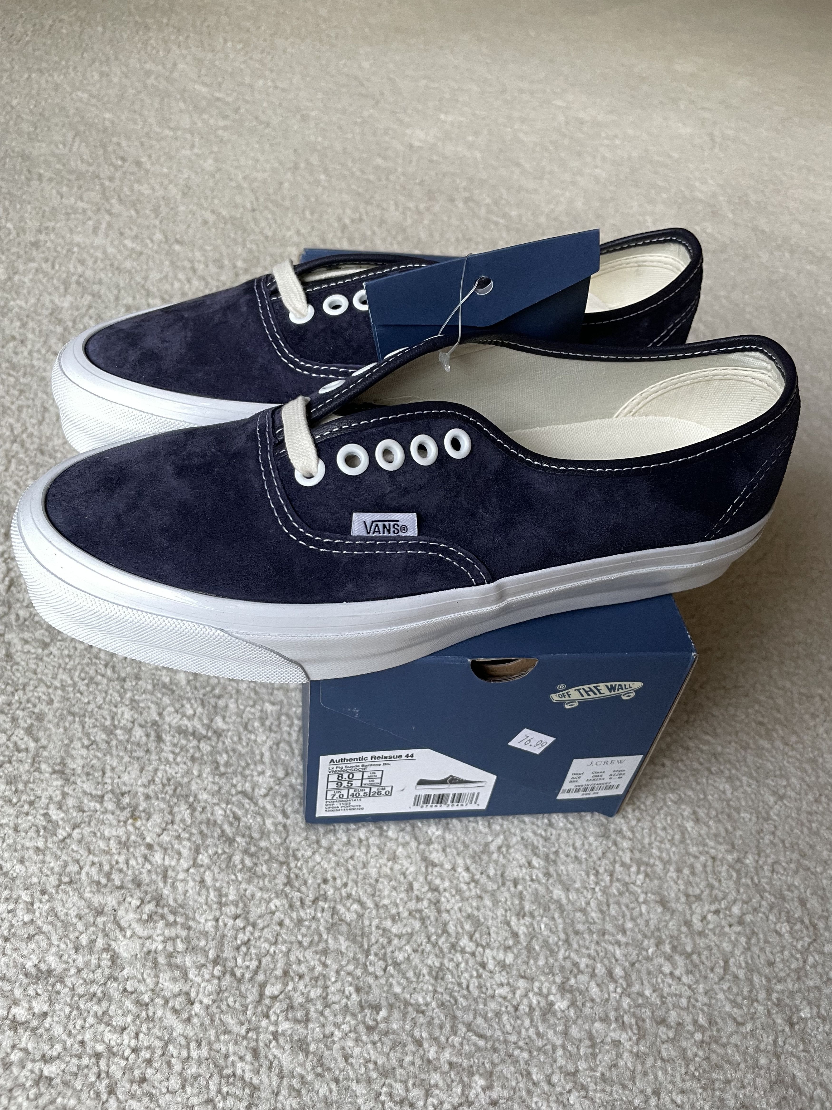 Vans Vans Authentic Reissue 44 - Navy [size. 8] | Grailed